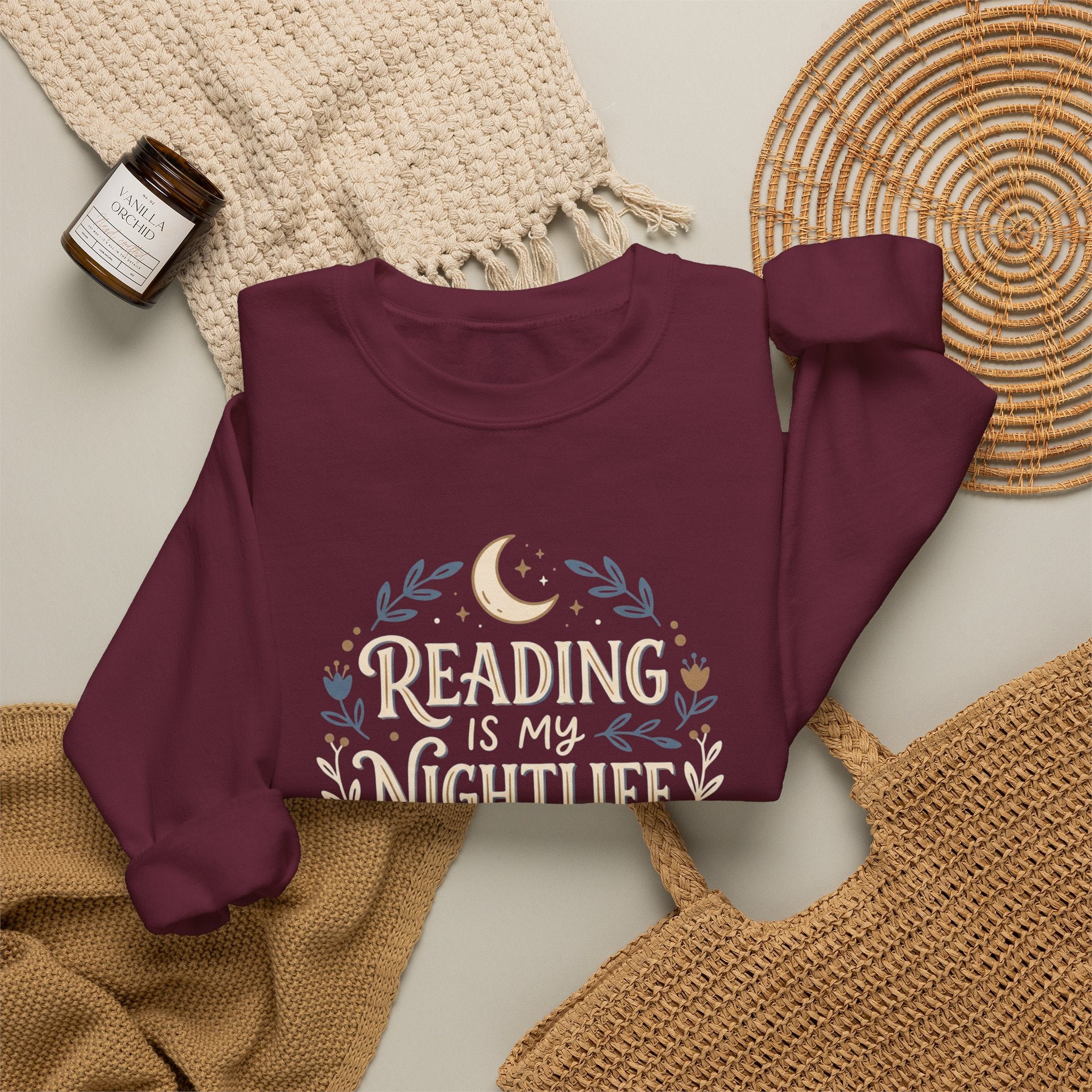 Reading Nightlife Crewneck Sweatshirt