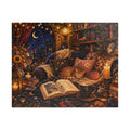 Cozy Nighttime Reading Puzzle — Magical Bookshop 110-Piece Jigsaw