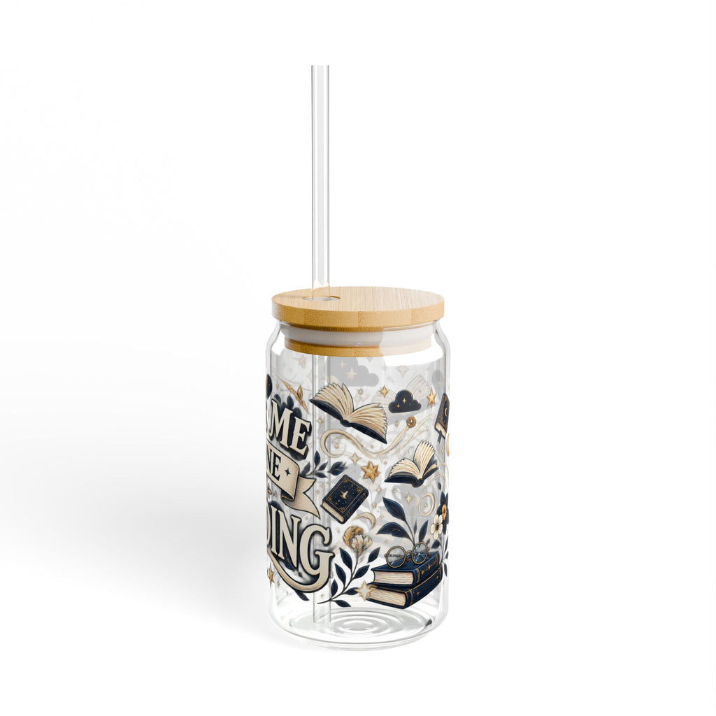 Reading Sipper Glass – 16oz “Leave Me Alone I’m Reading” Tumbler