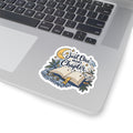 Just One More Chapter Sticker — Cozy Reading Kiss-Cut Sticker for Book Lovers