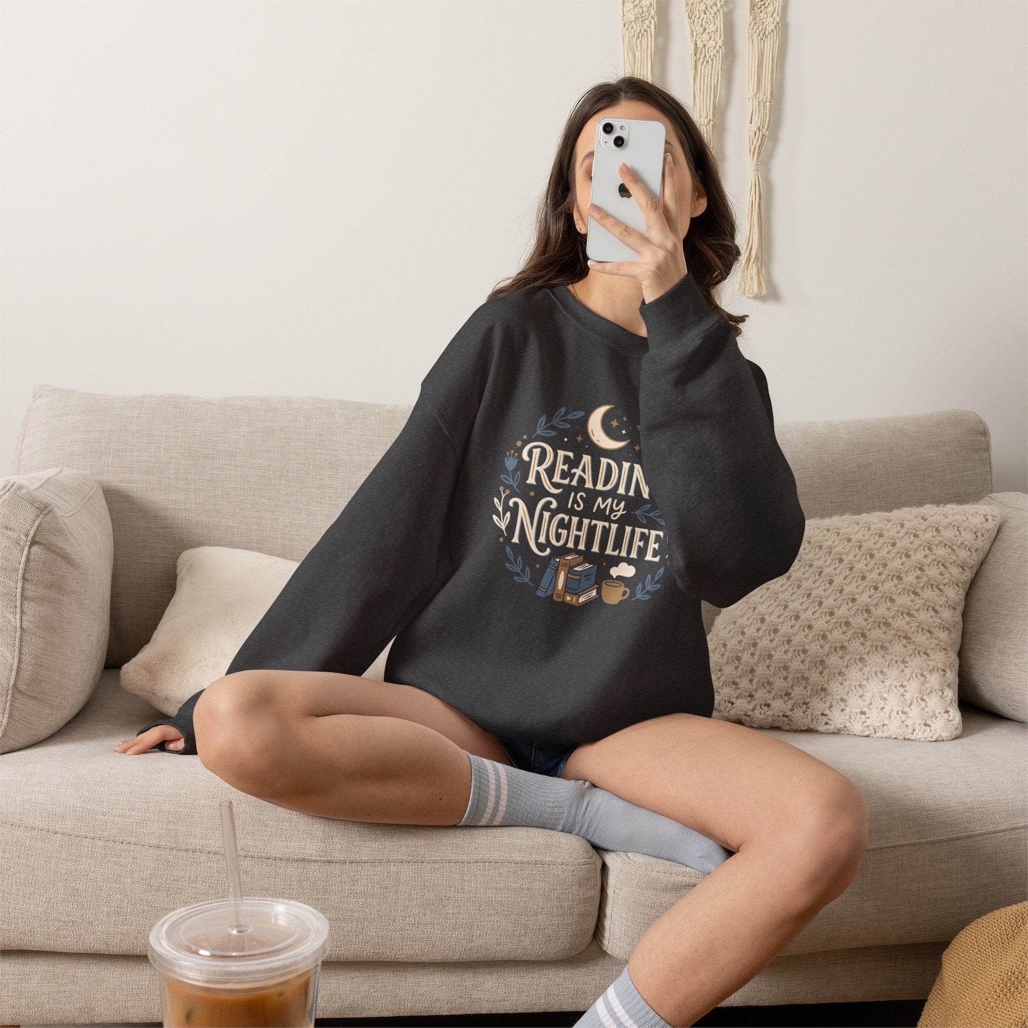 Reading Nightlife Crewneck Sweatshirt