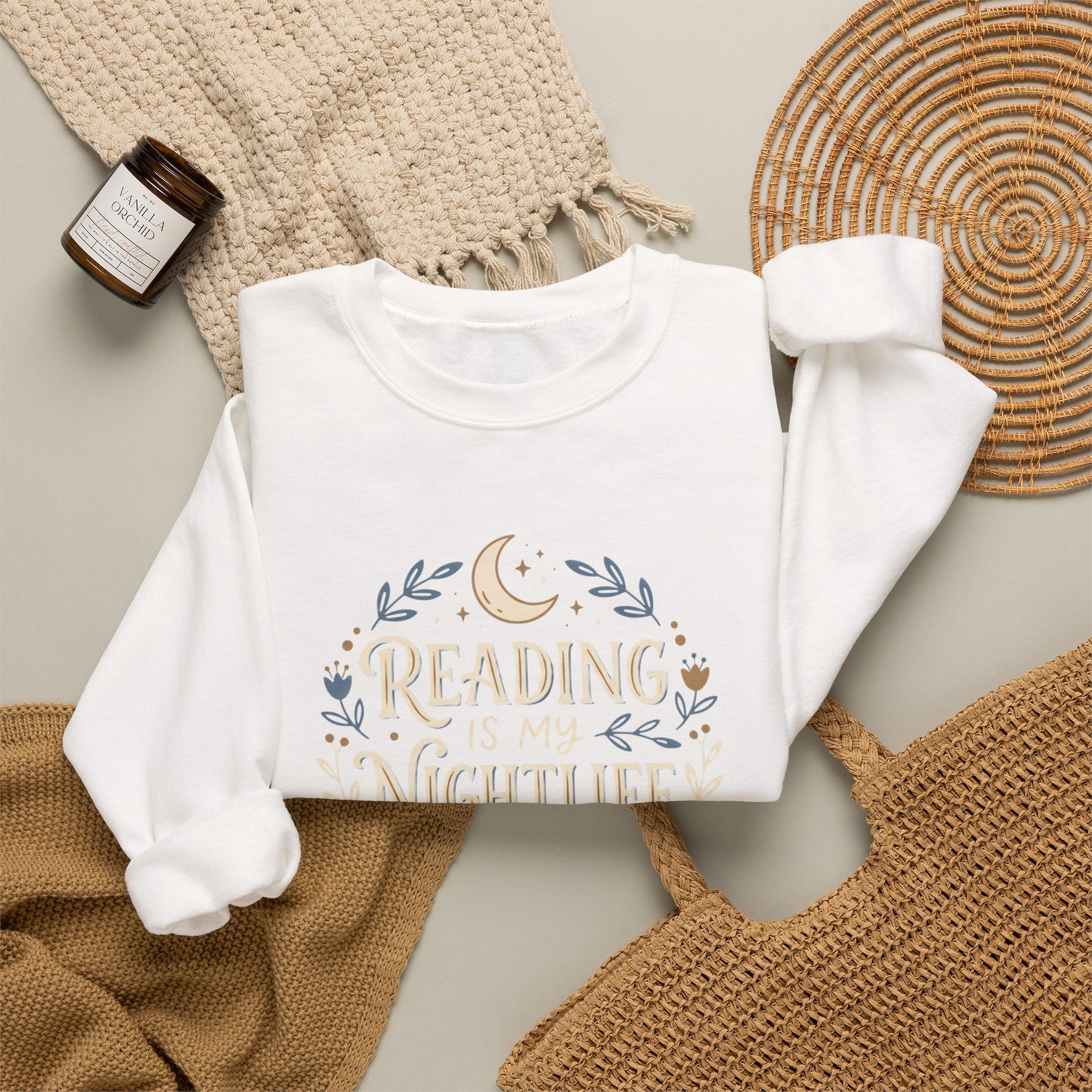 Reading Nightlife Crewneck Sweatshirt