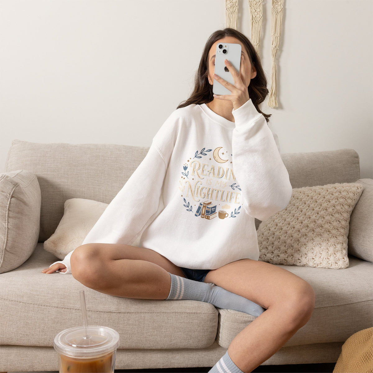 Reading Nightlife Crewneck Sweatshirt